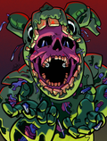 Decaying Green Animatronic – Creepy Robot Horror Digital Art Download